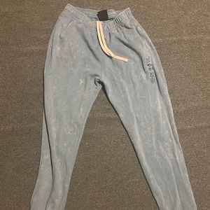 Teal Marbled Nike Sweatpants LIKE NEW